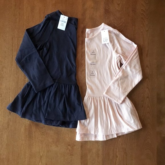 GAP Other - Gap set of long-sleeve peplum shirts 4T NWT